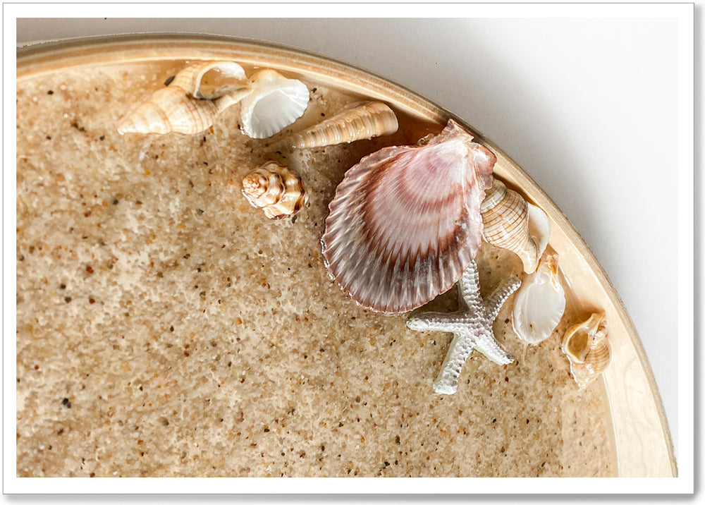 
                  
                    Load image into Gallery viewer, BEACH SERVING TRAY - ROUND
                  
                